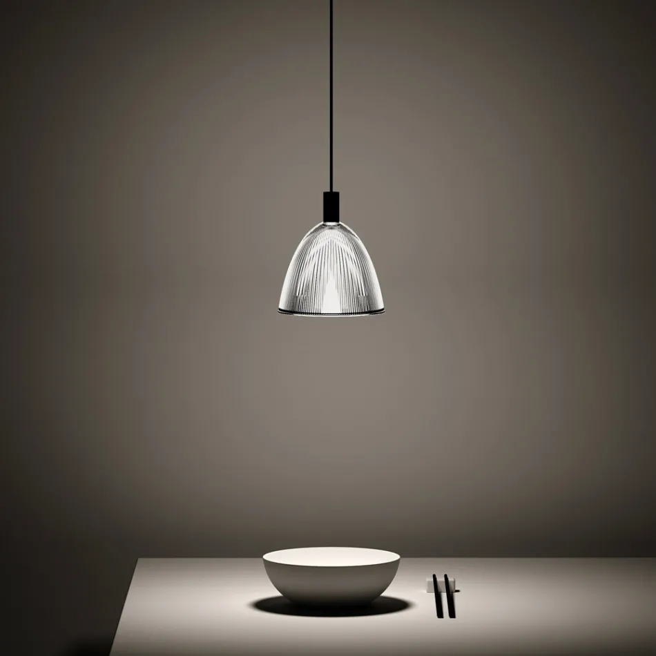 Design Pendellampa i venetianskt glas Tillverkad i Italien - Safir Viadurini