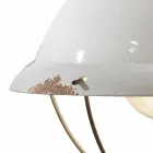 Lampa hantverk industriell design fjädring Clara Viadurini