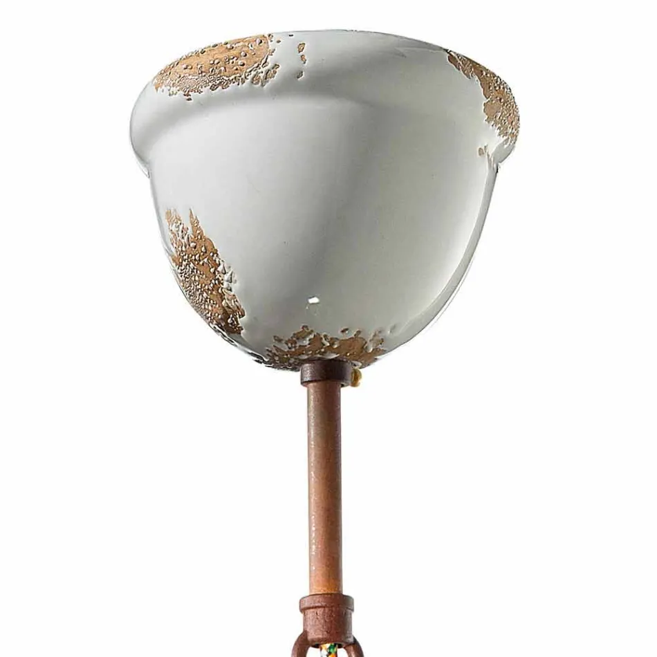 Lampa hantverk industriell design fjädring Clara Viadurini