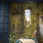 Handgjorda urban design hängande lampa Edith Ferroluce Viadurini