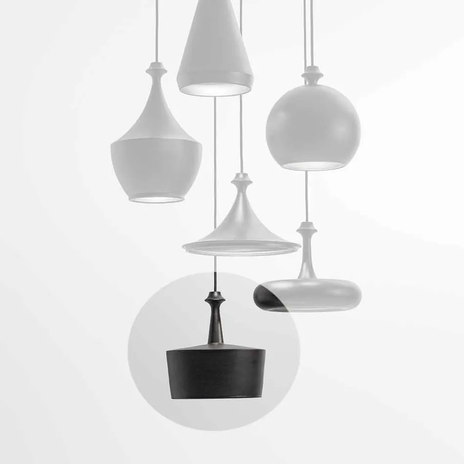 Suspension Lamp du Design in Keramics - L6 Glitter Aldo Bernardi Viadurini