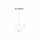 Modern aluminiumslampa - Cappadocia Aldo Bernardi Viadurini