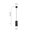 Hänglampa i pulverlackerad aluminium och justerbar kabel - Buxus Viadurini