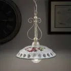 Handgjord keramisk upphängningslampa med Passanastri - Neapel Viadurini