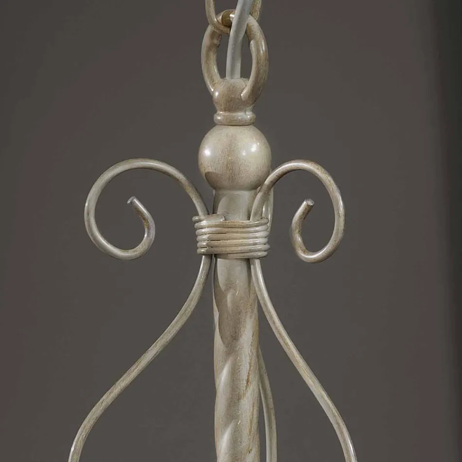 Handgjord keramisk upphängningslampa med Passanastri - Neapel Viadurini