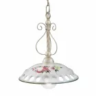 Handgjord keramisk upphängningslampa med Passanastri - Neapel Viadurini