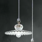 Handdekorerad Artisan Keramisk upphängningslampa - Rom Viadurini