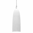 Upphängningslampa i blank vit keramisk design i 4 former - Oas Viadurini
