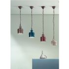 Industriell design Färgad keramisk upphängningslampa - Liotta Viadurini