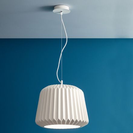 Modern design färgad keramisk upphängningslampa - dragspel Viadurini