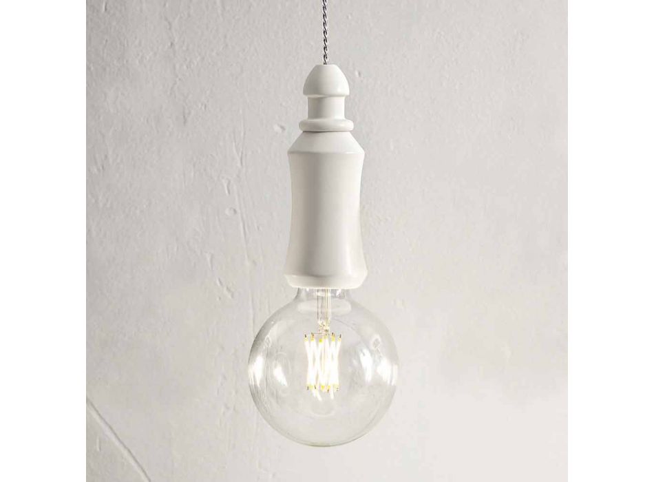 Keramisk upphängningslampa Tillverkad i Italien Design - Ödet Aldo Bernardi Viadurini
