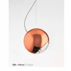 Lampa keramisk suspension klot Aldo Bernardi Viadurini