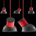 Lampa keramisk suspension Den Lustri 10 Aldo Bernardi Viadurini