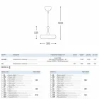 Upphängnings lampa keramisk glasyr 4 av Aldo Bernardi Viadurini