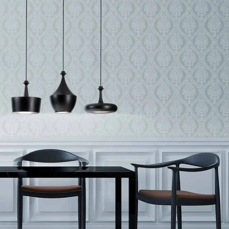 Upphängnings lampa keramisk glasyr 4 av Aldo Bernardi Viadurini