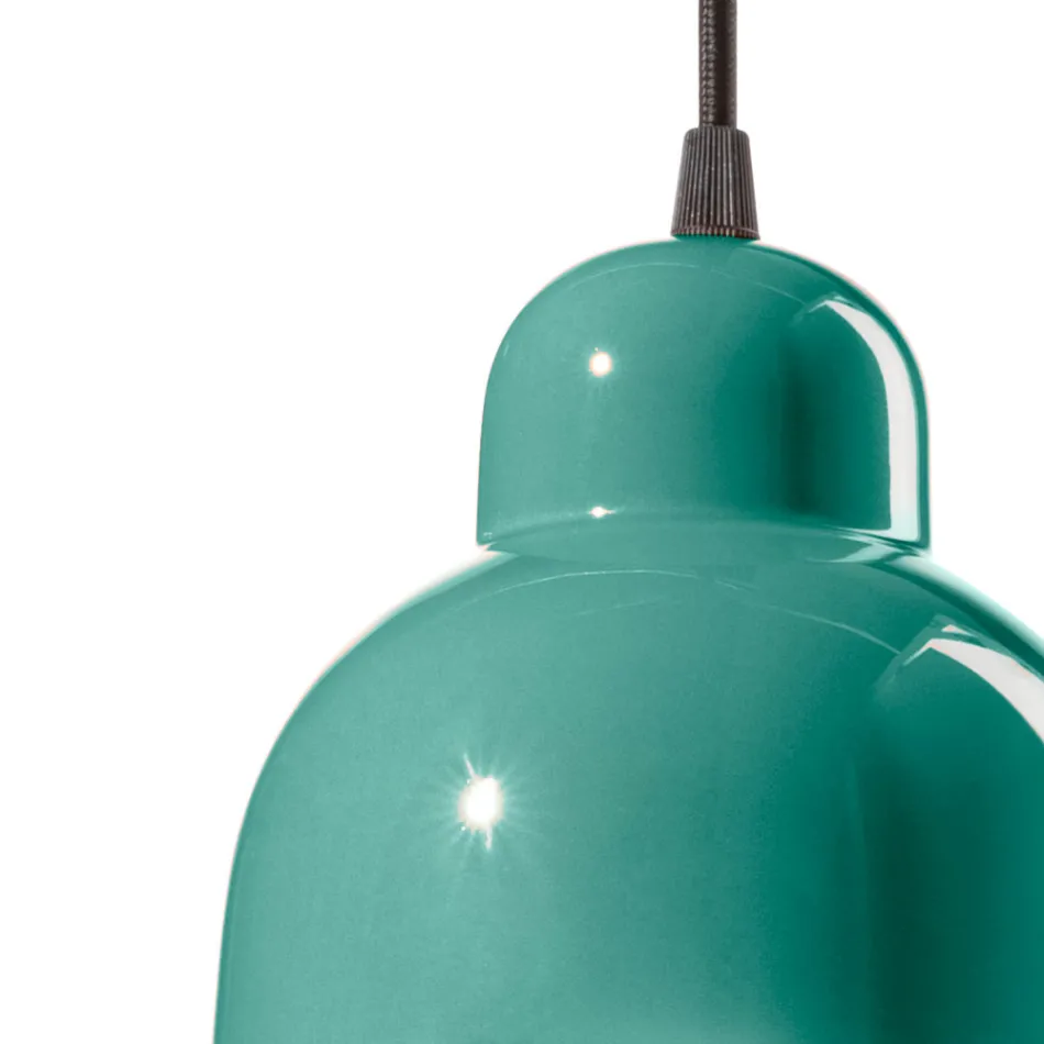 Upphängningslampa i olika ytbehandlingar och storlekar Tillverkad i Italien - Berimbau Viadurini