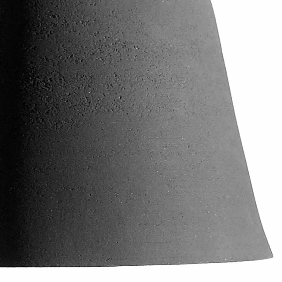 Upphängningslampa i antracit stengods och vit inredning - Edmondo Viadurini