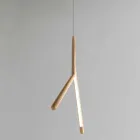 Hänglampa i massivt trä i olika ytbehandlingar Made in Italy - Orlov Viadurini