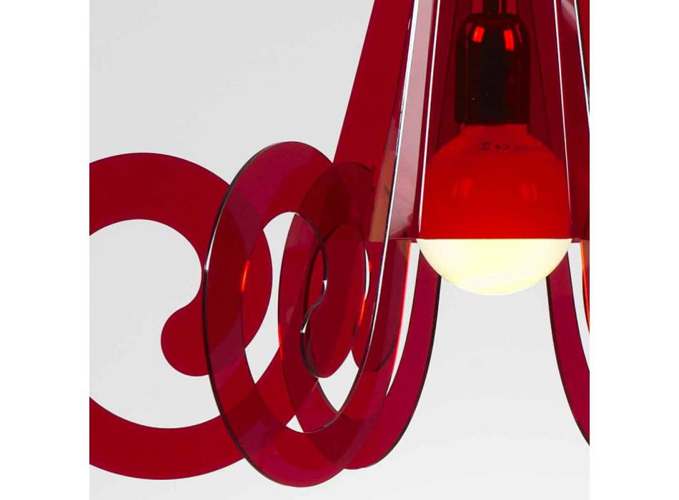 Hängande lampa i modern design metakrylat diam. 55cm Livia Viadurini