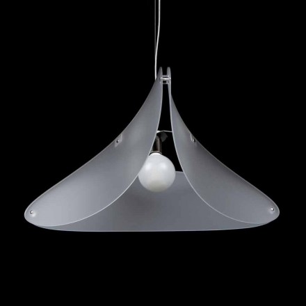 Hängande lampa i modern design metakrylat diam.90 i cm Nina Viadurini
