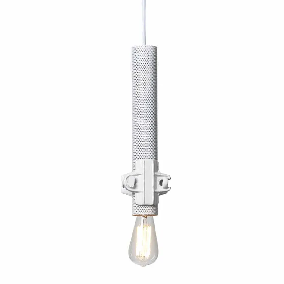 Upphängningslampa i vit, antracit eller guldmetall 2 storlekar - Meccasmo Viadurini