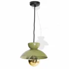 Upphängningslampa i metall med modern gulddetalj tillverkad i Italien - Valta Viadurini