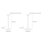 Mira metallpendellampa i olika utföranden Viadurini