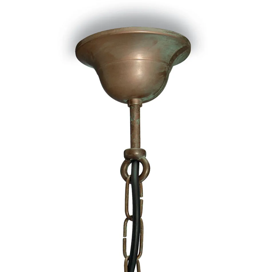 Elfico mässing, klart glas och IP44-pendellampa Viadurini