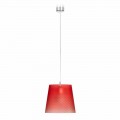 Lampa tillverkad av polykarbonat suspension med dekorum, diam.30cm, Rania