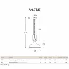 Koppar taklampa och antik mässing gjuteri Viadurini