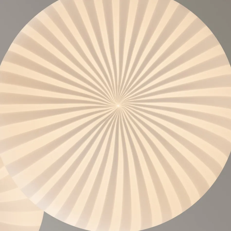 Hänglampa i vitt glas i filigrandesign spetsig - husvagn Viadurini