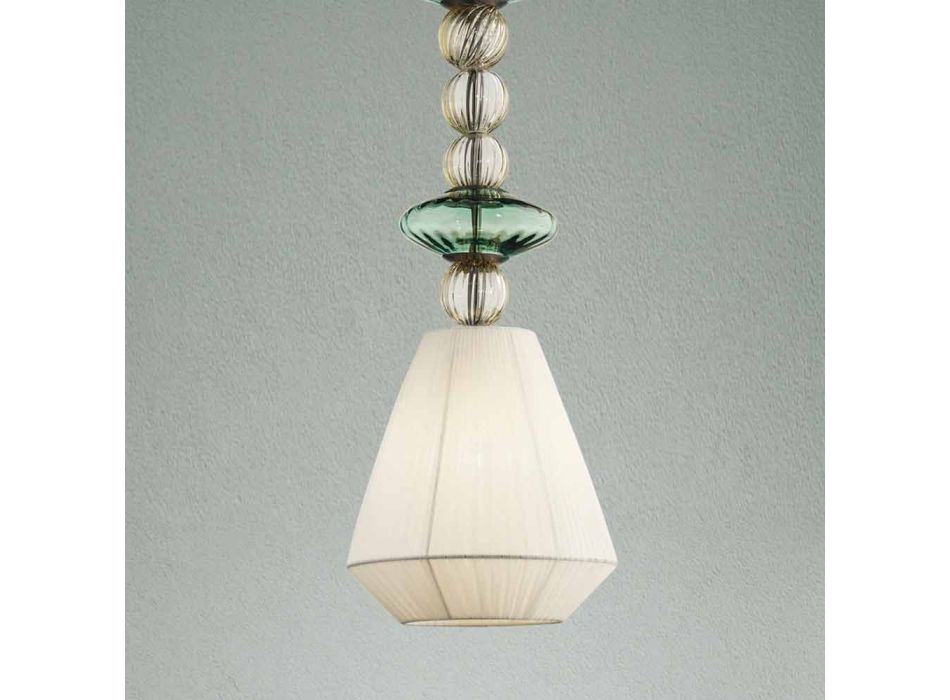 Upphängningslampa i Venedig Glas Handgjord Tillverkad i Italien - Amilia Viadurini