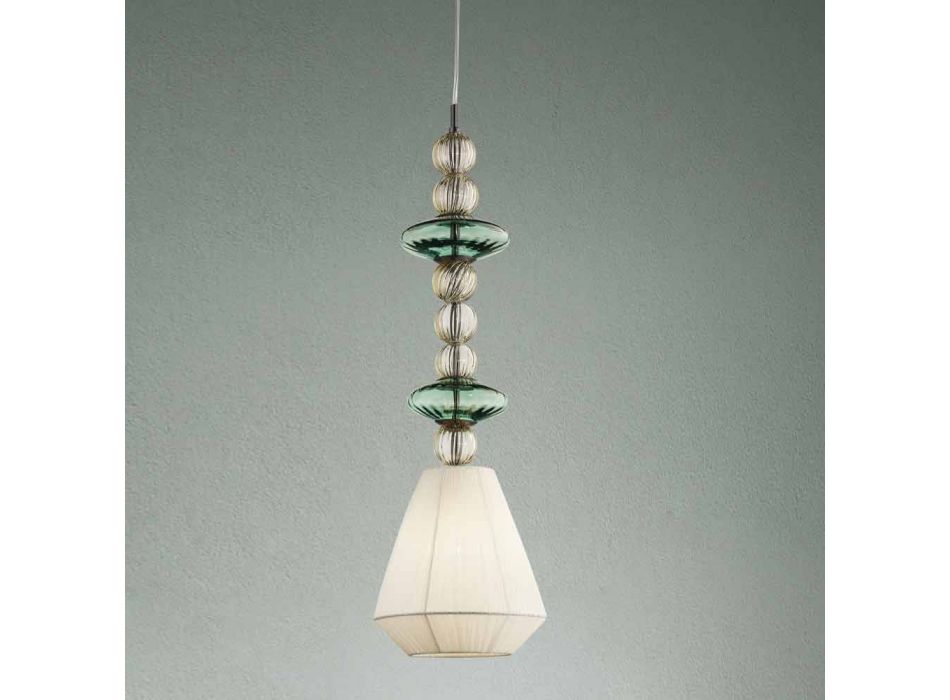 Upphängningslampa i Venedig Glas Handgjord Tillverkad i Italien - Amilia Viadurini