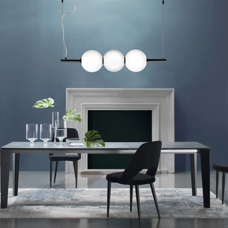 Handblåst Venedig Glas Pendellampa 95 cm - Jupiter Viadurini