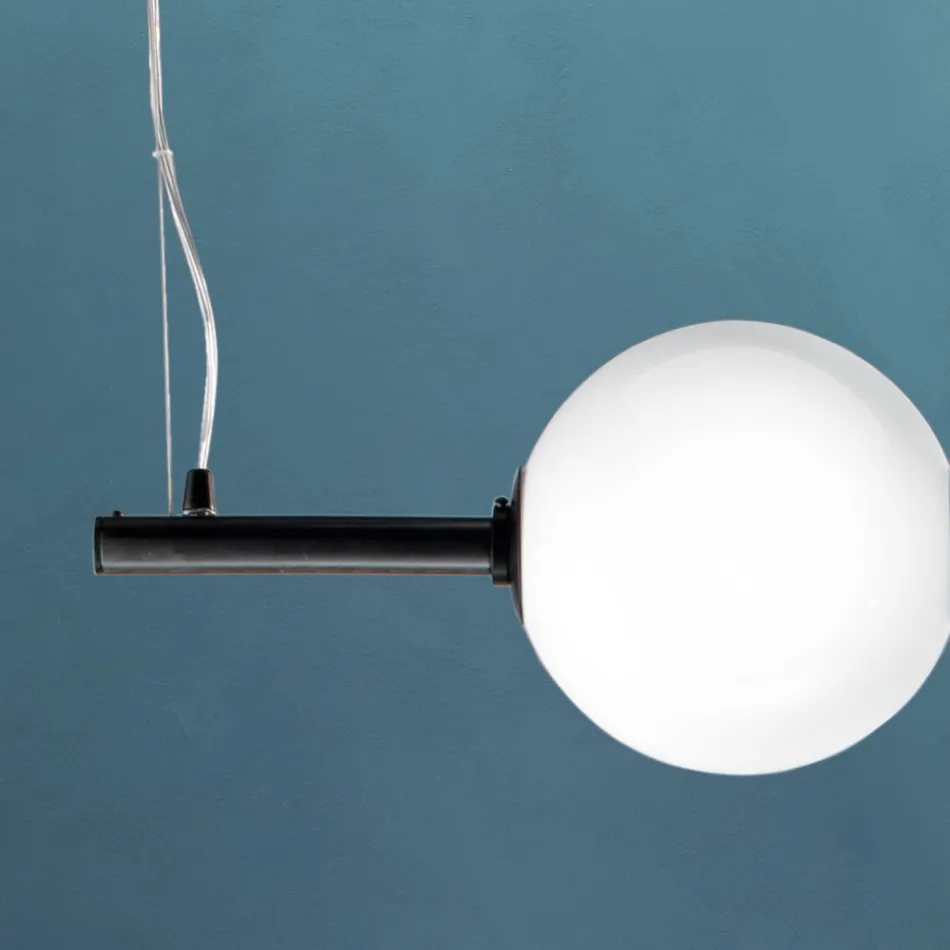 Handblåst Venedig Glas Pendellampa 95 cm - Jupiter Viadurini