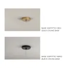 Pendellampa i glas och transparent tråd tillverkad i Italien - Trilly Viadurini