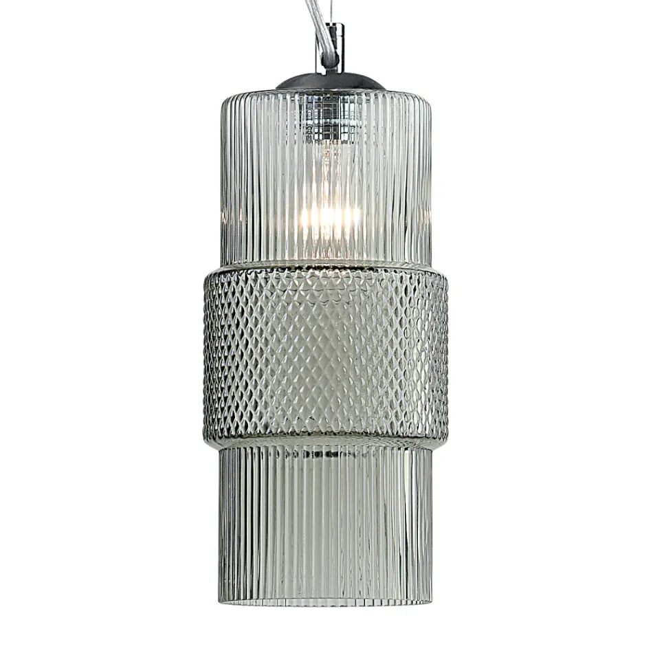 Hänglampa i handblåst glas i Venedig 15 cm - Satomi Viadurini