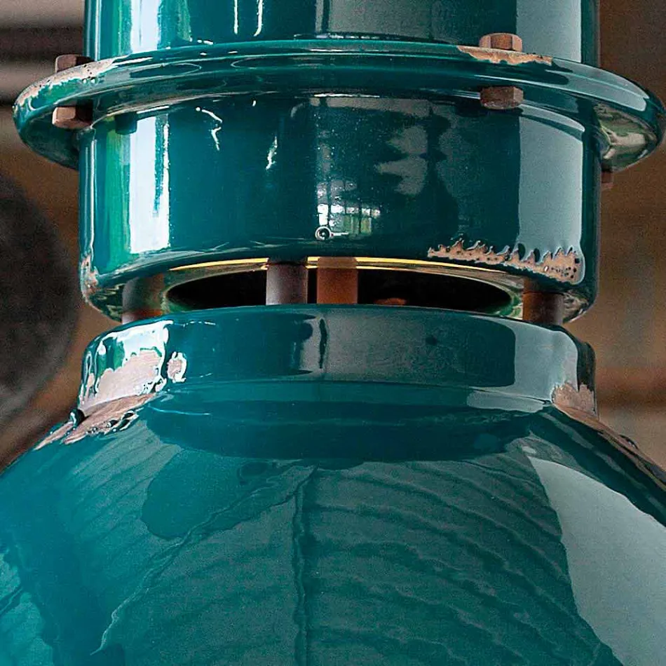 Lampa Industriell suspension handgjorda konstruktion Katie Viadurini