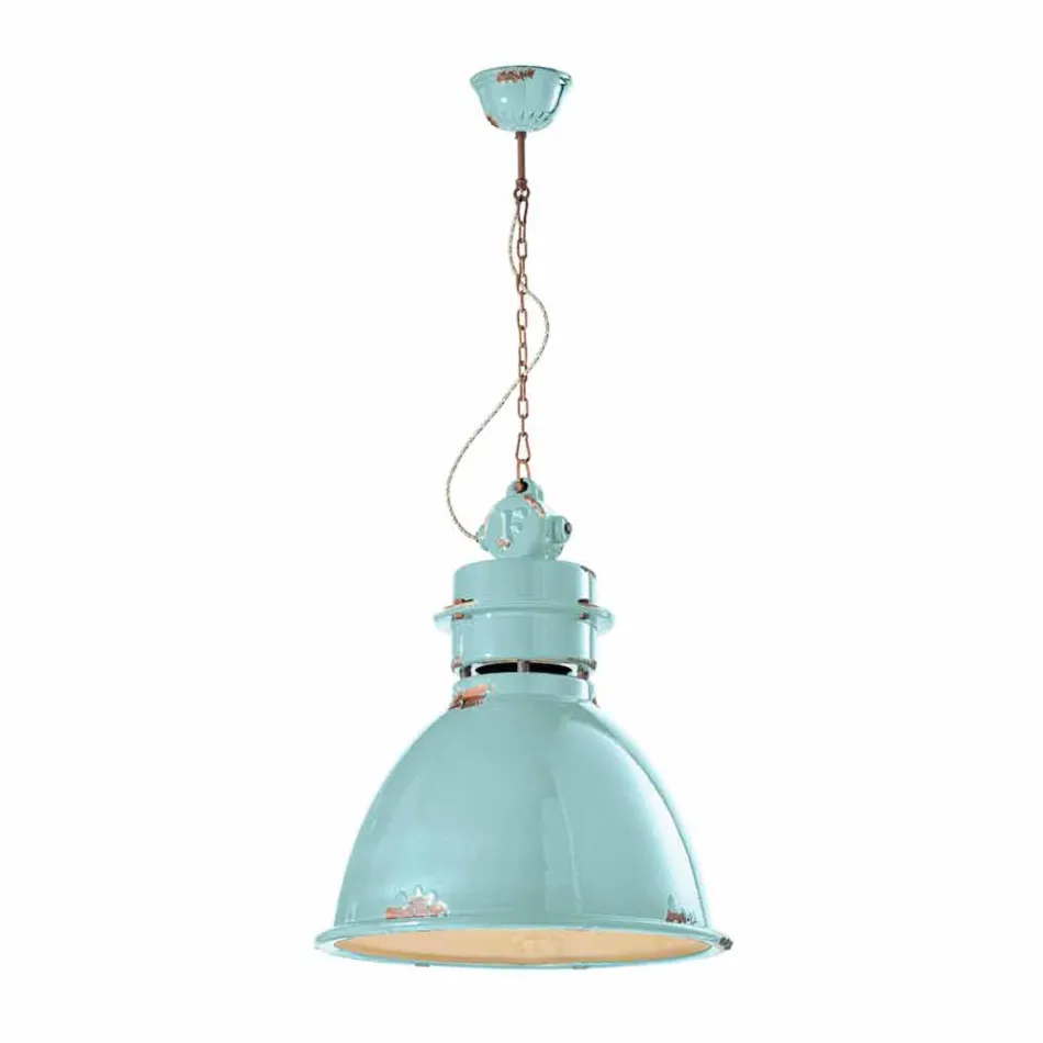 Lampa Industriell suspension handgjorda konstruktion Katie Viadurini