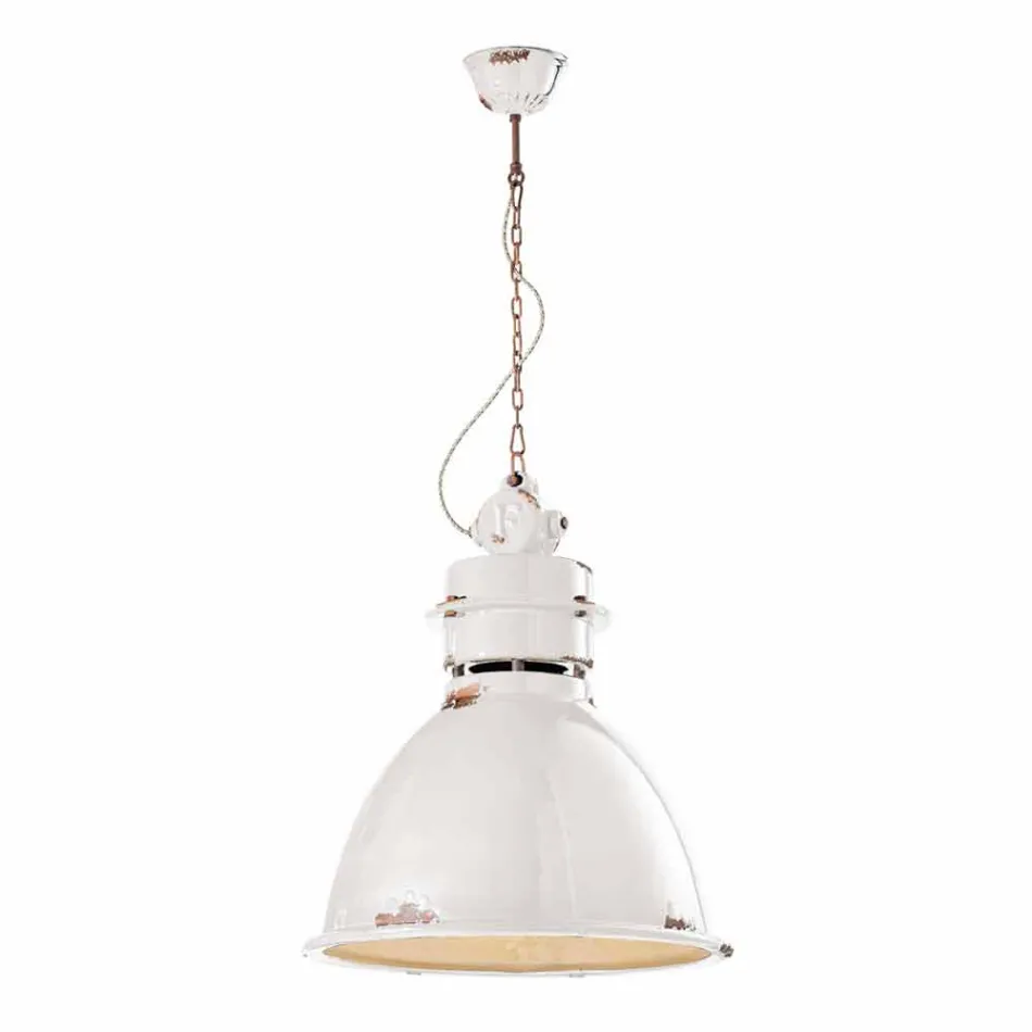 Lampa Industriell suspension handgjorda konstruktion Katie Viadurini