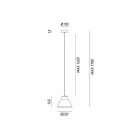 industriell taklampa Iron Loft Mini Il Fanale Viadurini