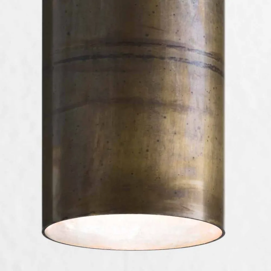 Industriell taklampa Ø 10 cm solrosor Il Fanale Viadurini