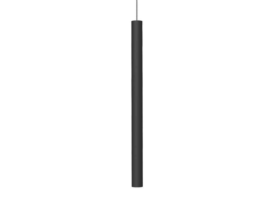 Dekorativ Led upphängningslampa i vit eller svart aluminium - Rebolla Viadurini