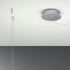 LED metallupphängningslampa med silikondiffusor - Vågen Viadurini
