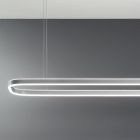 LED metallupphängningslampa med silikondiffusor - Vågen Viadurini