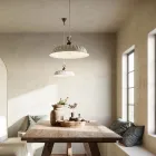 Liberty keramisk upphängningslampa Ø42 Anita Il Fanale Viadurini