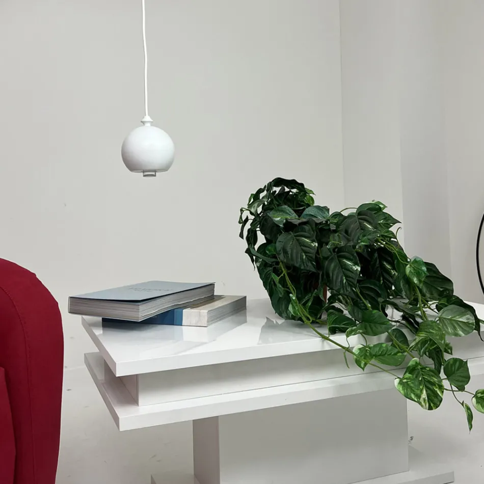 Aldo Bernardi modern upphängningslampa i keramik I Lustrini 5 Viadurini