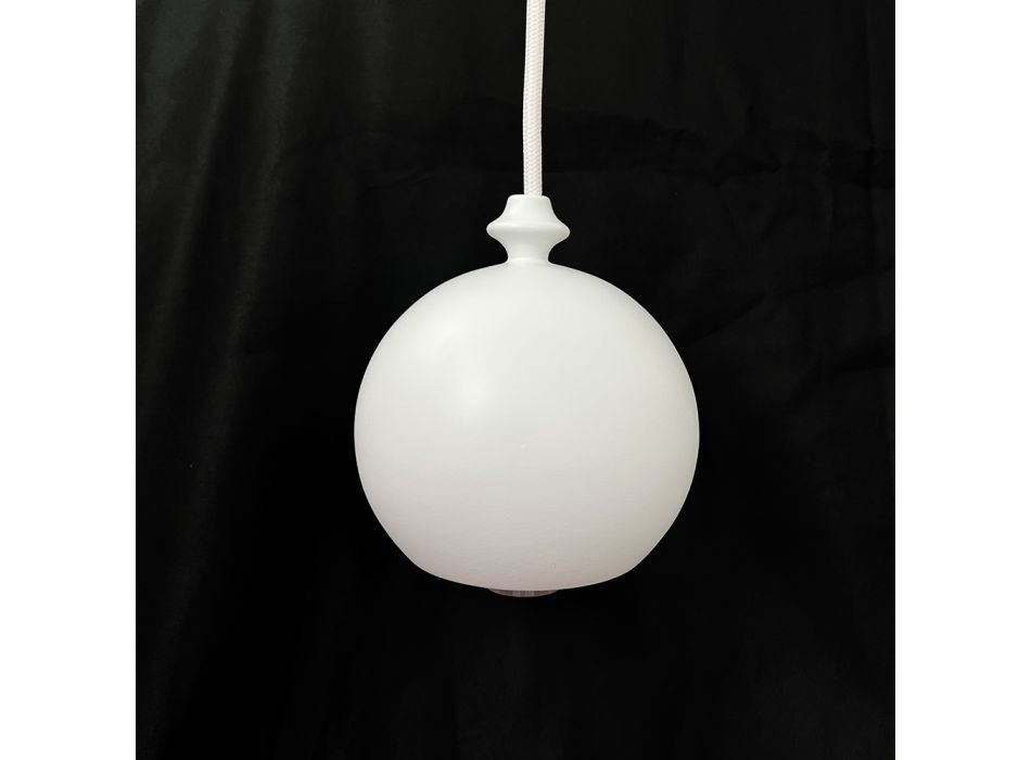 Aldo Bernardi modern upphängningslampa i keramik I Lustrini 5 Viadurini