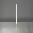 Modern hänglampa med LED-ljus i målad metall - lärk Viadurini