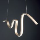 Modern Pendellampa i metall med LED-ljuskälla - Steven Viadurini